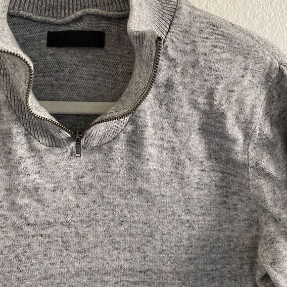 Men’s ASOS Mock Neck Sweatshirt Gray size Small - Picture 4 of 4